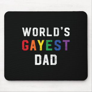 Schwulster Vater der Welt Süßer schwuler Stolz Lgb Mousepad