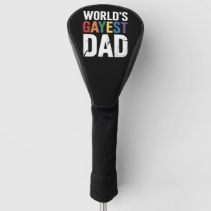 Schwulster Vater LGBTQ Gay Pride Ally Regenbogen Golf Headcover