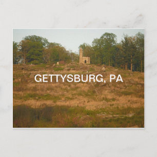 Schwung aus Gettysburg, PA Postkarte