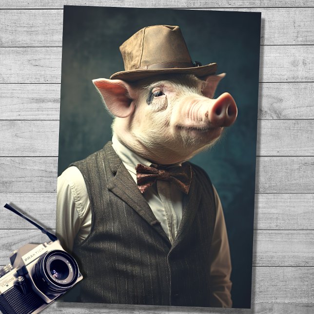 Schwung in Gentleman's Clothing 2 Decoupage Paper Seidenpapier (Von Creator hochgeladen)