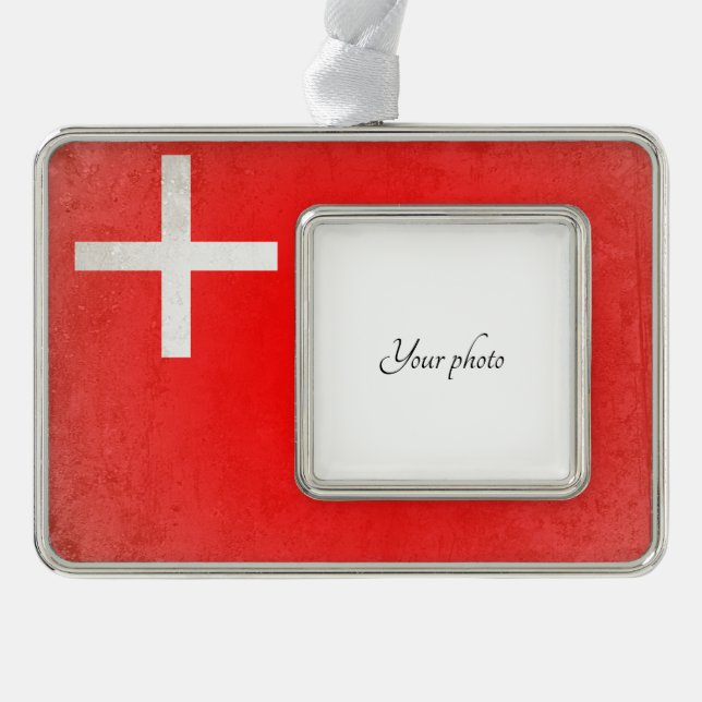 Schwyz Rahmen-Ornament Silber (Vorderseite)