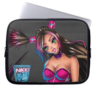 Sci Fi Anime Girl Nikki Laptopschutzhülle