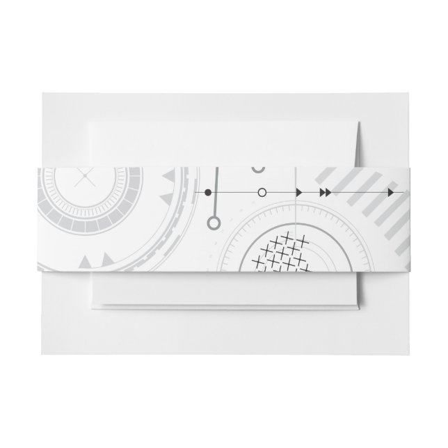 SCI-FI Bat Mitzvah Belly Wrap Band (Vorderseite Beispiel)