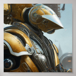 Sci Fi Battle Anzug Poster