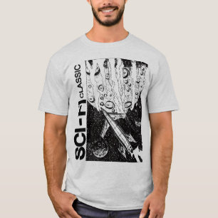 SCI-FI Classic Retro Graphic T - Shirt