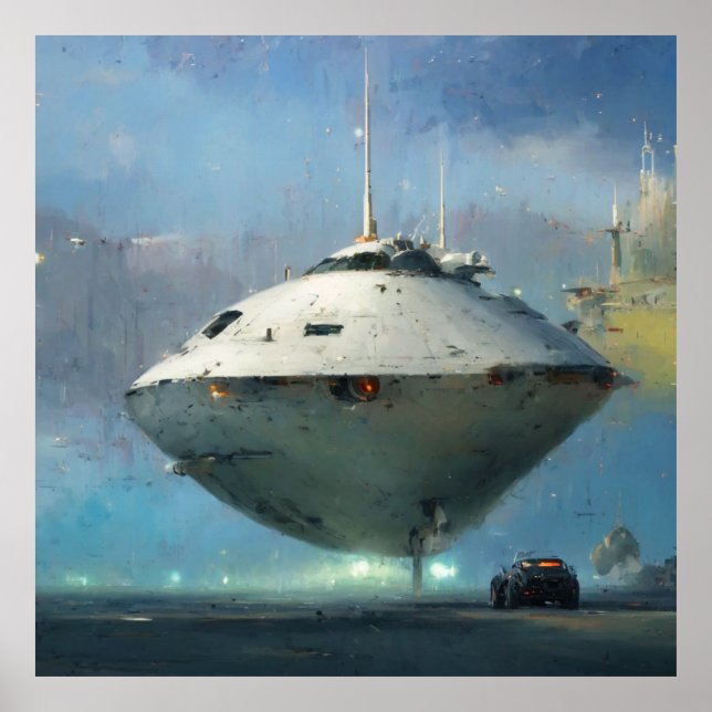 Sci-fi Collection: John Berkey-Hommage Poster (Vorne)