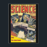 Sci-Fi-Comic: Science-Comic 1 Postkarte<br><div class="desc">Sci-Fi Comic: Science Comic 1. Dieses Buch aus dem Comic des Goldenen Zeitalters stammt aus dem Jahr 1946. Das überraschende Cover zeigt Einblicke in den Inhalt und die Pilzwolke aus einer atomaren Explosion! Das Comic ist öffentlich zugänglich. Dies wäre ein perfektes Geschenk für Fans von Science Fiction, Vintagen Comicen und...</div>