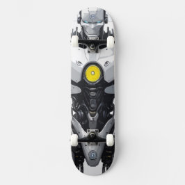 Sci-Fi Cyborg Android Mecha Comic Kunst Skateboard