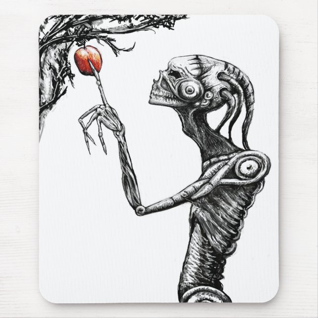 Sci FI dunkle Cyborg-Mäusematte Mousepad (Vorne)