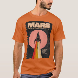 Sci-Fi-dystopische Mars-Flüchtlingszentrumsbürokra T-Shirt
