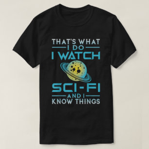Sci-Fi-Fan-Shirt - Space-Nerd-Wissens-T-Shirt T-Shirt