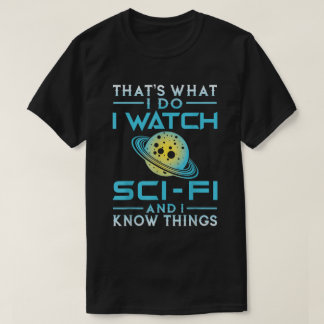 Sci-Fi-Fan-Shirt - Space-Nerd-Wissens-T-Shirt T-Shirt