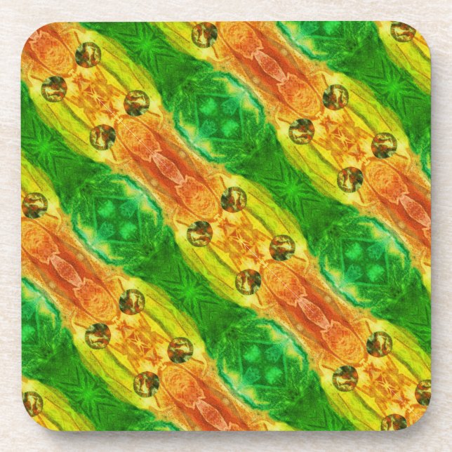 Sci-Fi - Fantasy Alien Space Planet Worlds Getränkeuntersetzer (Vorderseite)