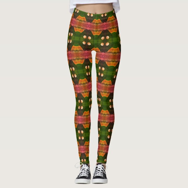Sci-Fi - Fantasy Alien Space Planet Worlds Leggings (Vorderseite)
