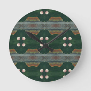 Sci-Fi - fantasy alien space planet worlds Runde Wanduhr