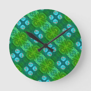 Sci-Fi - Fantasy Alien Space Planet Worlds Runde Wanduhr