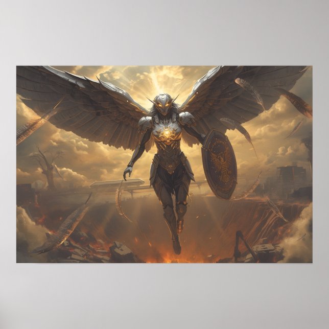 Sci-Fi Fantasy: Walküre der zerstörten Dämmerung Poster (Vorne)