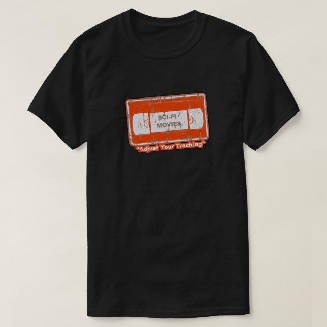 Sci-Fi-Filme - Einstellen der Sendungsverfolgung T-Shirt (Design vorne)