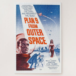 Sci-fi-Filmplakat "Plan 9 From Outer Space",