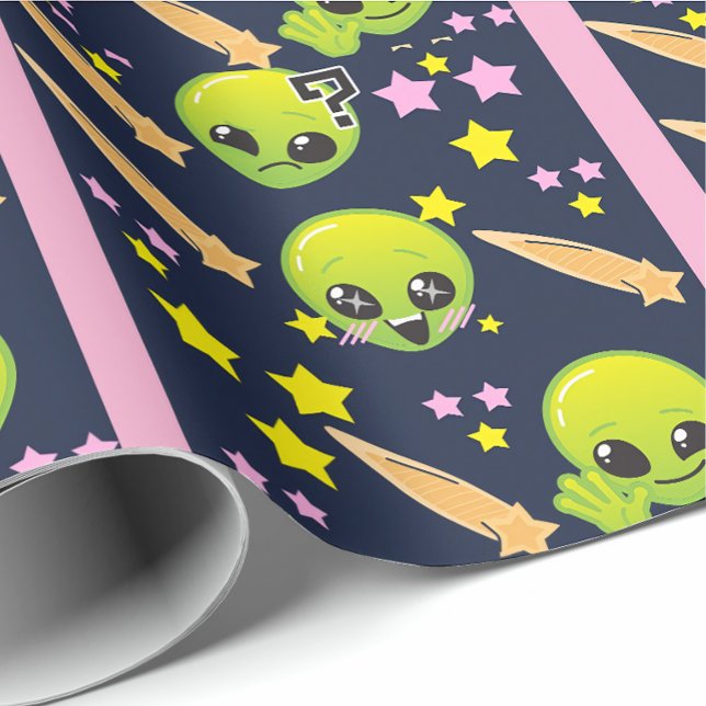 Sci fi gift wrap geschenkpapier (Von Creator hochgeladen)