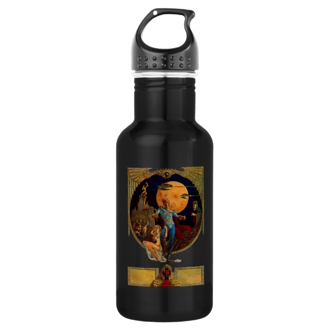 Sci-Fi Hero Trinkflasche (Vorderseite)