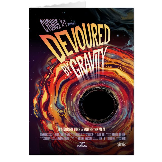 Sci-Fi Horror Movie Ad, gravity (Vorne)