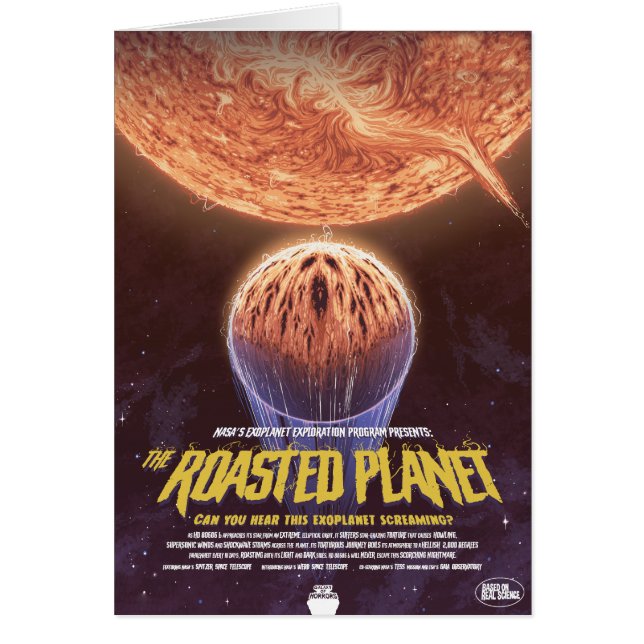 Sci-Fi Horror Movie Ad, The Roasted Planet (Vorne)