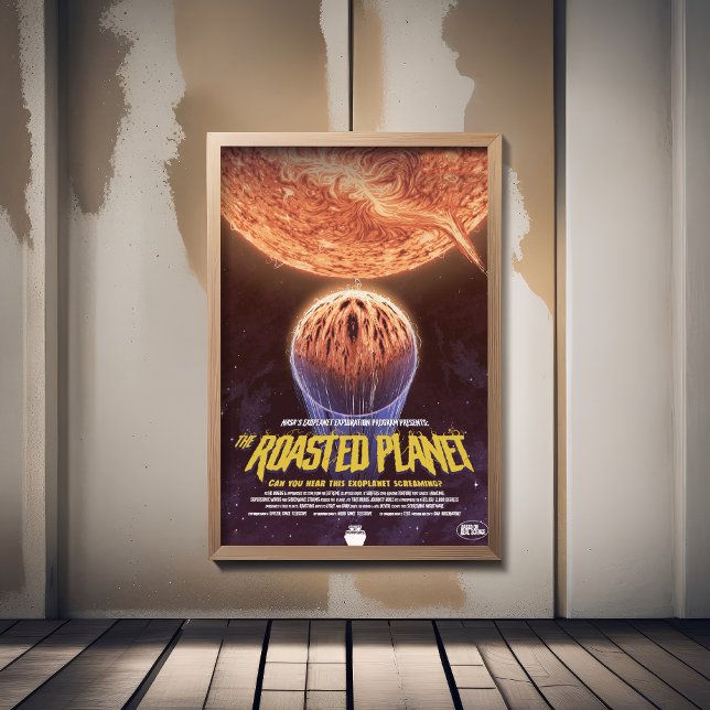 Sci-Fi Horror Movie Ad, The Roasted Planet Fotodruck (Von Creator hochgeladen)