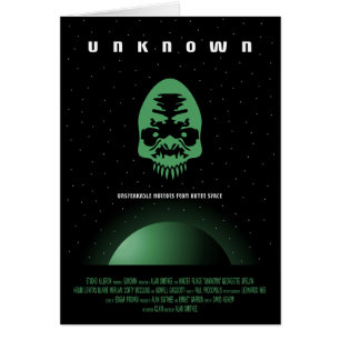 Sci-Fi Horror Movie Ad, unbekannt