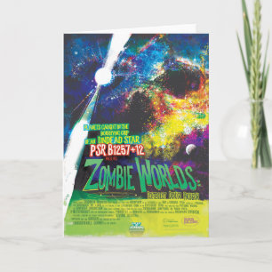 Sci-Fi Horror Movie Ad, Zombie Worlds Karte
