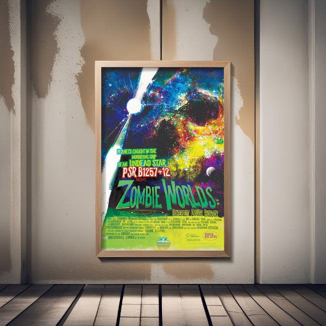 Sci-Fi Horror Movie Ad, Zombie Worlds Poster (Von Creator hochgeladen)