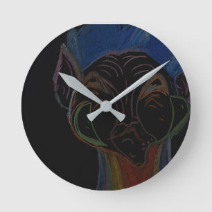 Sci-Fi-Hybrid-Rundwanduhr Runde Wanduhr