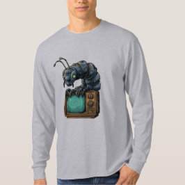 Sci-Fi Insekt Retro-Tech Langarmshirt T-Shirt