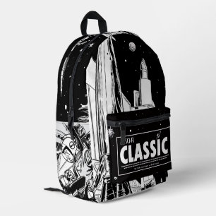 SCI-FI Klassischer Retro-Rucksack  Bedruckter Rucksack