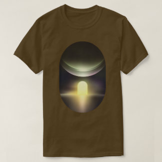 Sci-Fi-Landschaft abstraktes Grafik-T-Shirt T-Shirt