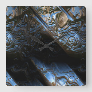 Sci-Fi Metal Art 2-1 Uhr