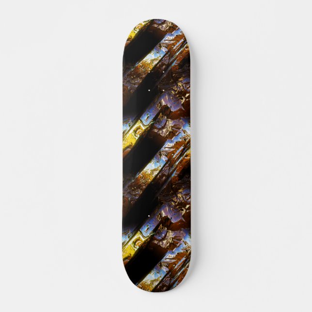 Sci-Fi Metal Art 2-3 Skateboard (Vorne)