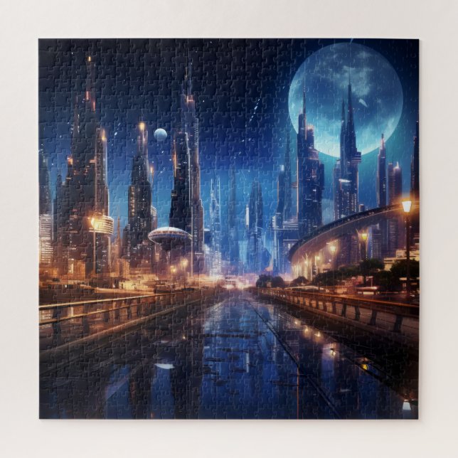 Sci-Fi Night City (Vertikal)