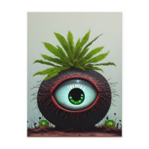 Sci-fi-Pflanze mit Auge