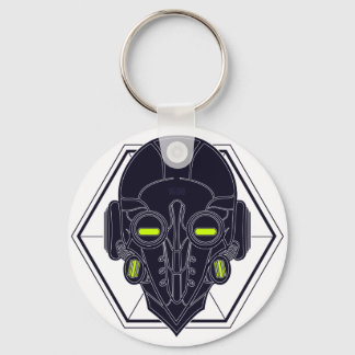 Sci Fi Plague Mask Schlüsselanhänger