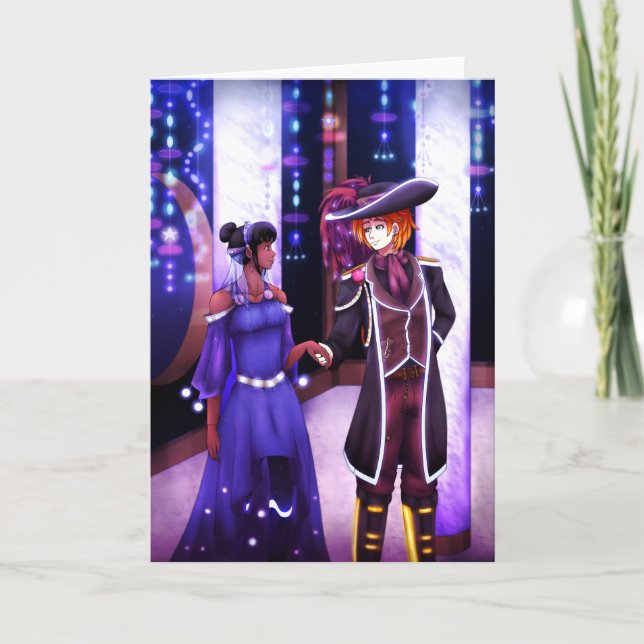 SCI Fi Prom Datum Karte (Vorderseite)