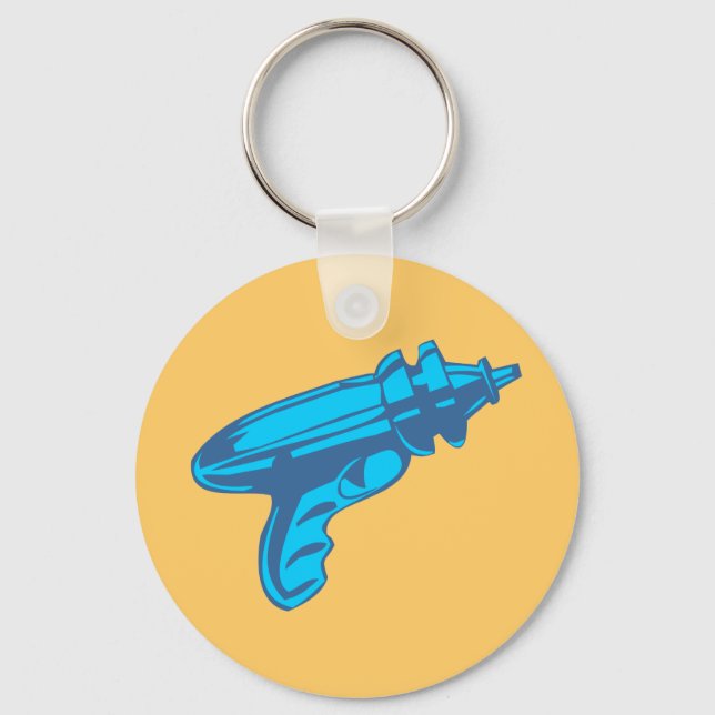Sci-Fi Ray Gun Laser Pistol Schlüsselanhänger (Vorderseite)