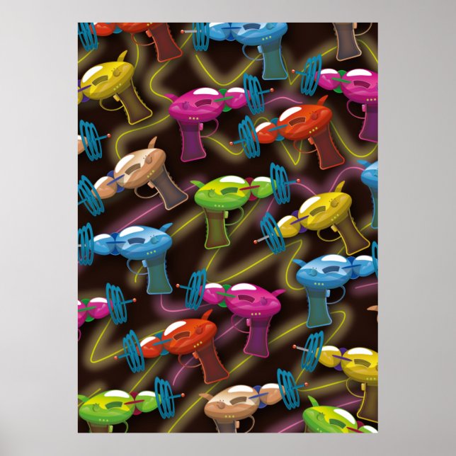 Sci-Fi-Ray-Kanonen Poster (Vorne)