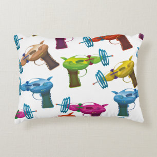 sci fi ray pistuns Pattern Dekokissen