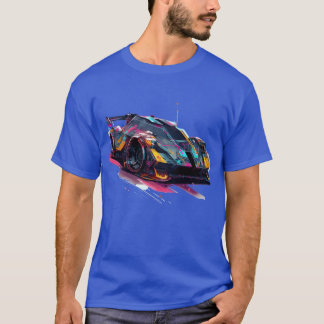 Sci-Fi-Rennwagen-Jungen-Familie T-Shirt