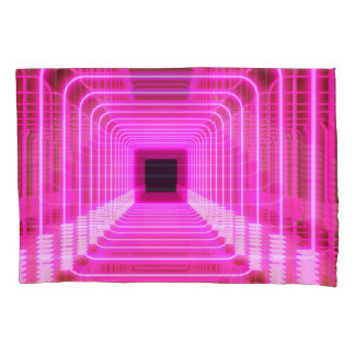 Sci-Fi Retro 3D: Pop Art Illustration Kissenbezug