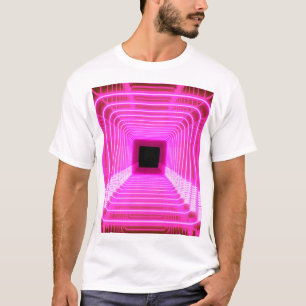 Sci-Fi Retro 3D: Pop Art Illustration T-Shirt