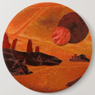 Sci-Fi "See des Feuers" doppelte Sonnen, Lavasee Button