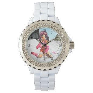 Sci Fi Snow Punk Armbanduhr