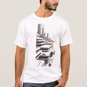 Sci-Fi-T - Shirt durch das Universum 01 F, Front
